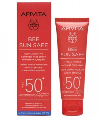 Купить apivita (апивита) крем для чувствительной кожи лица солнцезащитный успокаивающий, spf50 50мл в Нижнем Новгороде