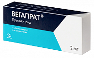 Купить вегапрат, таблетки, покрытые пленочной оболочкой 2мг, 30 шт в Нижнем Новгороде