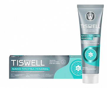 Tiswell (Тисвелл) зубная паста реминерализующая с наногидроксиапатитом 110 г