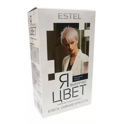 Купить estel (эстель) крем-гель краска для волос я выбираю цвет тон 10/65 жемчужный блондин в Нижнем Новгороде