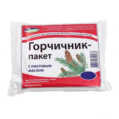 Купить горчичник-пакет с пихтовым маслом, 10 шт в Нижнем Новгороде