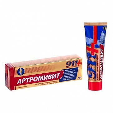 911 Артромивит крем для тела, 100мл