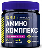 Купить gls (глс) аминокислотный комплекс, порошок со вкусом лесных ягод, банка 156г бад в Нижнем Новгороде