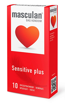 Masculan (Маскулан) Презервативы нежные Sensitive plus 10 шт