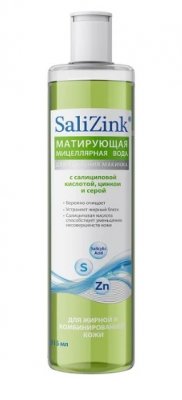 Купить салицинк (salizink) мицеллярная вода для жирной и комбинированной  кожи, 315 мл в Нижнем Новгороде