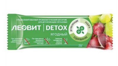Купить леовит детокс батончик детоксикационный ягодный 25г в Нижнем Новгороде