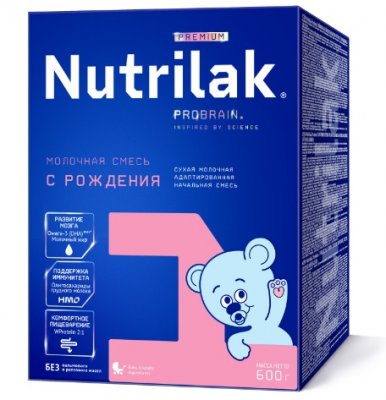 Купить нутрилак премиум 1 (nutrilak premium 1) молочная смесь с рождения, 600г в Нижнем Новгороде