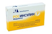 Купить росинсулин р медсинтез, раствор для инъекций 100 ме/мл, флаконы 5мл, 5шт в Нижнем Новгороде