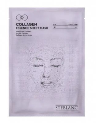Купить steblanc (стебланк) маска для лица тканевая эссенция с коллагеном, 1 шт  в Нижнем Новгороде