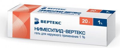 Купить нимесулид-вертекс, гель для наружного применения, 1%, 20г в Нижнем Новгороде