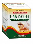 Купить сукразит, заменитель сахара, таблетки, 300 шт в Нижнем Новгороде