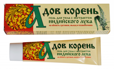 Купить адов корень с экстрактом индийского лука, гель для тела, 50г в Нижнем Новгороде