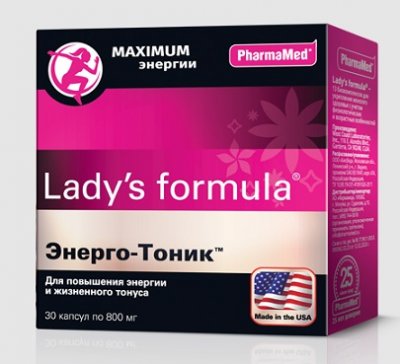 Купить lady's formula (леди-с формула) энерго-тоник, капсулы, 30 шт бад в Нижнем Новгороде
