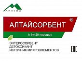 Купить алтайсорбент, порошок для приготовления суспензии для приема внутрь пакет 1г 20шт бад в Нижнем Новгороде