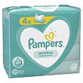 Купить pampers sensitive (памперс) салфетки влажные, 52шт (в комплекте 4 упаковки) в Нижнем Новгороде