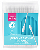 Купить mama lubby (мама лабби) ватные палочки детские ультратонкие 180шт, 29852 в Нижнем Новгороде