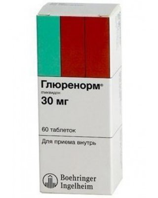 Купить глюренорм, таблетки 30мг, 60 шт в Нижнем Новгороде