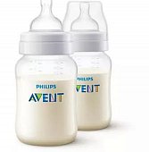 Купить avent (авент) бутылочка для кормления anti-colic 1 месяц+ 260 мл 2 шт scf103/02 в Нижнем Новгороде