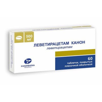 Купить леветирацетам-канон, таблетки, покрытые пленочной оболочкой 500мг, 60 шт в Нижнем Новгороде