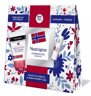 Купить neutrogena (нитрожина) набор: крем для рук без запаха 50 мл+бальзам-помада 4,8г в Нижнем Новгороде