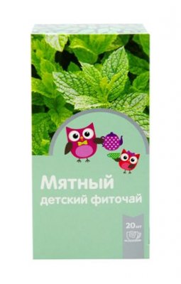 Купить фиточай детский мятный, фильтр-пакеты 1,5г, 20 шт в Нижнем Новгороде