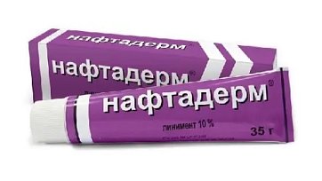Нафтадерм (нафталанская нефть), линимент 10%, 35г