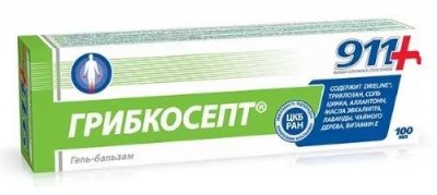 Купить 911 грибкосепт гель-бальзам для рук и ног при грибковых инфекциях, 100мл в Нижнем Новгороде