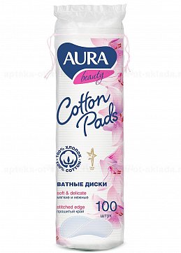 Aura (Аура) ватные диски 100шт