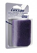 Купить luxsan (люксан) бинт эластичный самофиксирующийся на полипропиленовой основе люксан 8смх4м, фиолетовый в Нижнем Новгороде