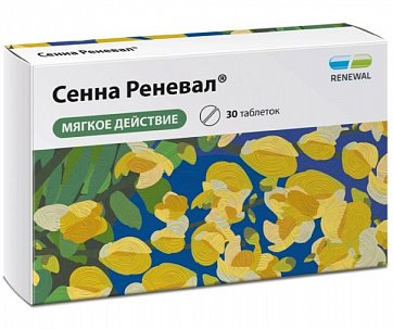 Сенна Реневал, таблетки 180мг 30 шт. БАД Сенна Реневал, таблетки 180мг 30 шт. БАД