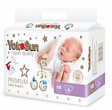 YokoSun Premium (ЙокоСан) подгузники детские размер NB (0-5кг) 36шт