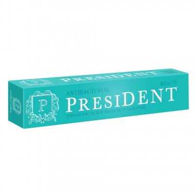 Купить президент (president) зубная паста антибактериальная, 50мл в Нижнем Новгороде