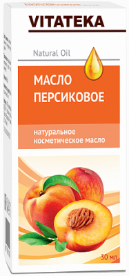 Купить vitateka (витатека) масло косметичское персиковое, 30мл в Нижнем Новгороде