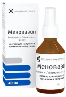 Купить меновазин, раствор для наружного применения, 40мл с распылителем в Нижнем Новгороде