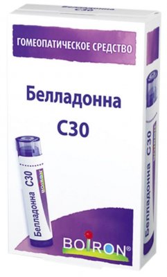 Купить белладонна, 30с гранулы гомеопатические, 4г в Нижнем Новгороде