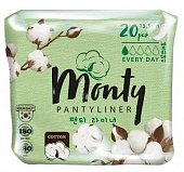 Купить monty (монти) прокладки ежедневный без ароматизаторов,20 шт в Нижнем Новгороде