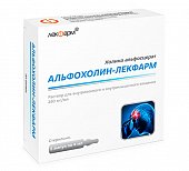 Купить альфохолин-лекфарм, раствор для внутривенного и внутримышечного введения 250мг/мл, ампулы 4мл, 5 шт  в Нижнем Новгороде