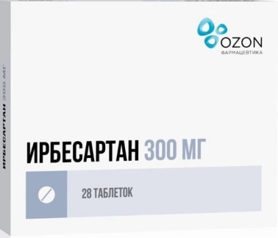Купить ирбесартан, таблетки 300мг, 28 шт в Нижнем Новгороде