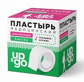 Купить пластырь up&go фиксирующий на тканевой основе 5см х 500см, 1шт в Нижнем Новгороде