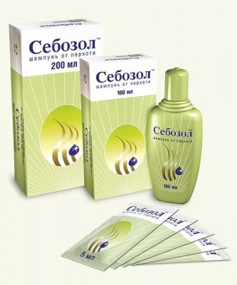 Купить себозол, шампунь от перхоти 100мл+пакетик 5мл 5шт в подарок в Нижнем Новгороде