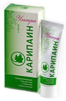 Купить карипаин, ультрагель для тела, туба 30мл в Нижнем Новгороде