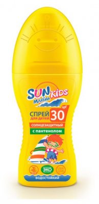 Купить sun marina (сан марина) кидс, крем солнцезащитный для детей, 150мл spf30 в Нижнем Новгороде