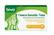 Купить гинкго билоба-тева, капсулы 40 мг, 60 шт в Нижнем Новгороде