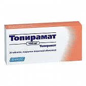 Купить топирамат, таблетки, покрытые пленочной оболочкой 100мг, 30 шт в Нижнем Новгороде