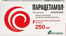 Купить парацетамол-альтфарм, суппозитории ректальные 250мг, 10 шт в Нижнем Новгороде