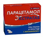 Купить парацетамол экстратаб, таблетки 500мг+150мг, 20 шт в Нижнем Новгороде