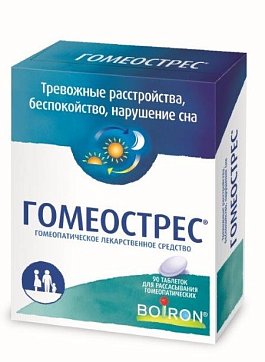 Гомеострес, таблетки для рассасывания гомеопатические, 90 шт