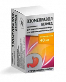 Эзомепразол-Белмед, лиофилизат для приготовления раствора для внутривенного введения, 40 мг, флакон 1шт