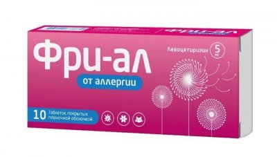 Купить фри-ал, таблетки, покрытые пленочной оболочкой 5мг, 10 шт от аллергии в Нижнем Новгороде