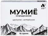 Купить мумие очищенное алтайский нектар, 10г бад в Нижнем Новгороде